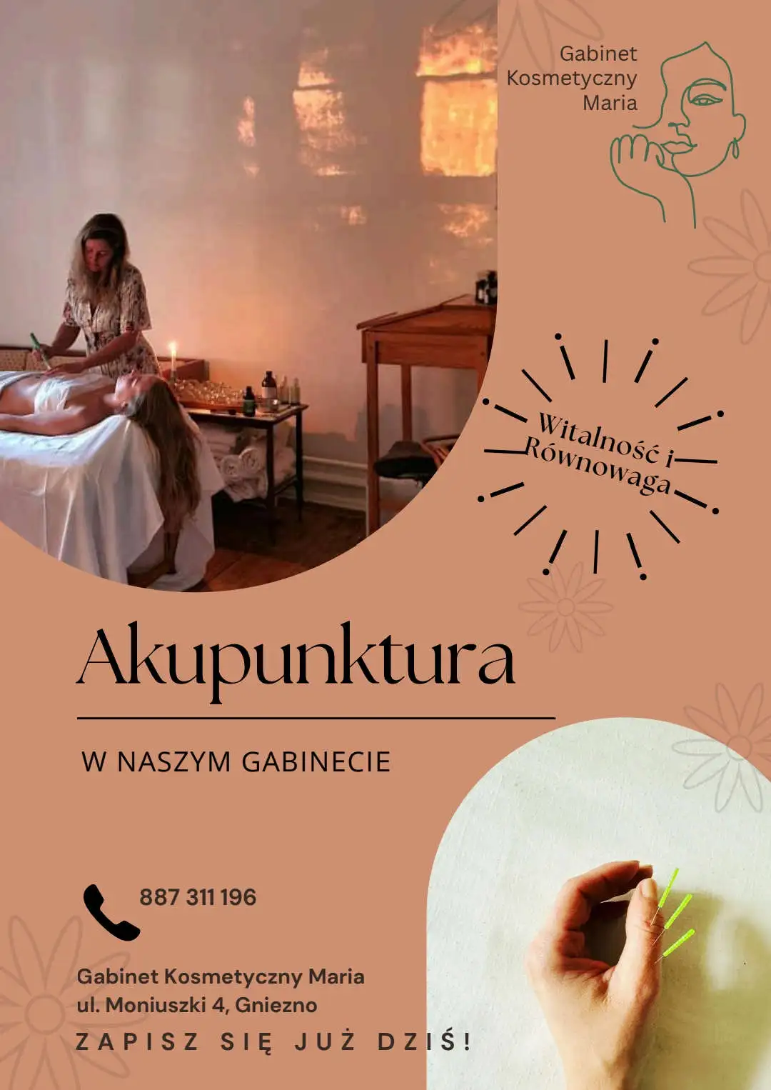 Akupunktura w naszym Gabinecie Kosmetyczno-Podologicznym Maria